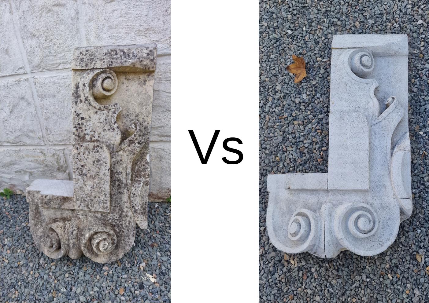 pierre naturelle nettoyée